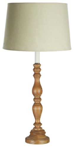 Wood Candle - Table Lamp